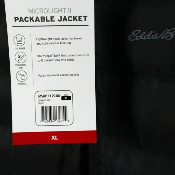 *SOLD*NWT Eddie Bauer Men CirrusLite Down Jacket - Picture 4 of 5